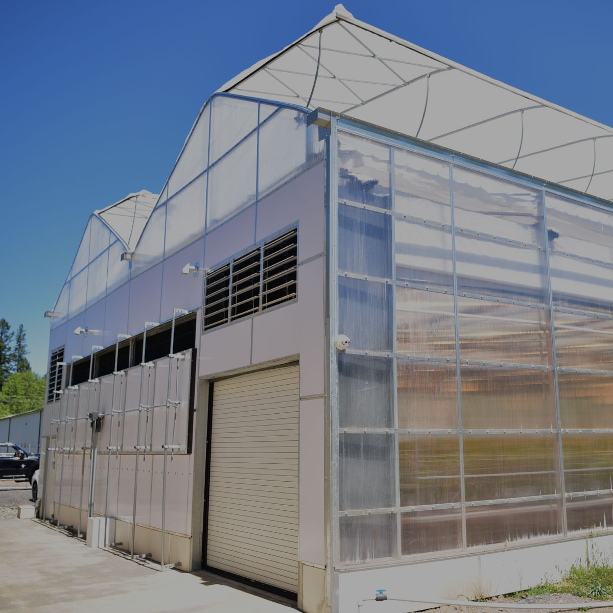 Gutter Connect interior light deprivation greenhouse